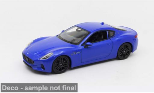 Diecast model cars Maserati Gran Turismo Folgore blue 2023 1/24 Welly