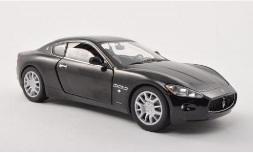 Diecast model cars Maserati Gran Turismo S black 1/24 Motormax