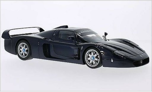 Maserati MC12 Base 1/18 Autoart metallic blue 2004 diecast model cars