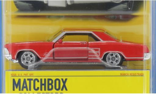 Diecast model cars Buick Riviera coupe red 1964 1/64 Matchbox