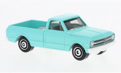 Diecast model cars Chevrolet C-10 Pickup turquoise 1/64 Matchbox