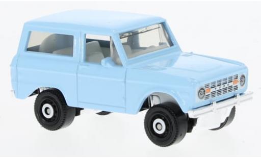 Diecast model cars Ford Bronco Wagon blue 1970 1/64 Matchbox