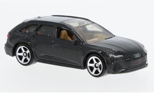 Diecast model cars Audi RS6 avant metallise black 2023 1/64 Matchbox
