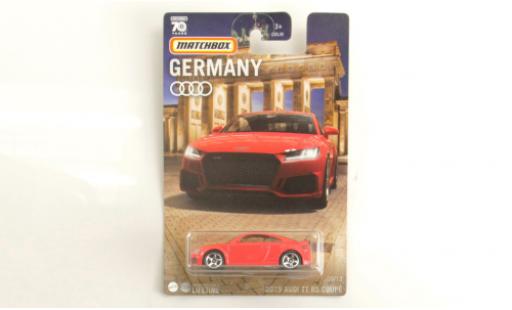 Diecast model cars Audi TT rs coupe red 1/64 Matchbox