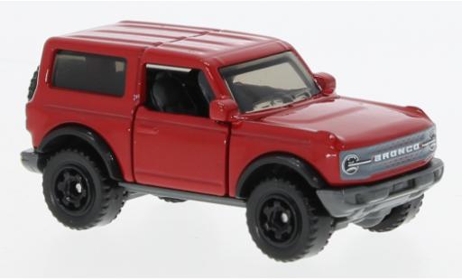 Diecast model cars Ford Bronco Base red 2021 1/64 Matchbox