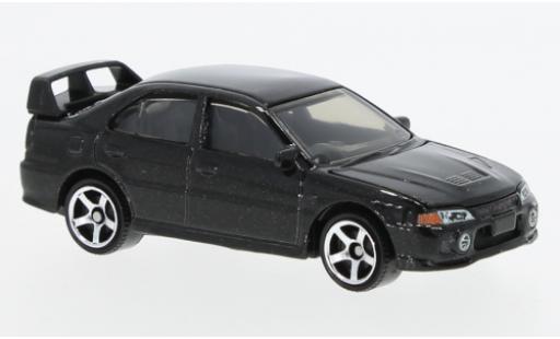 Diecast model cars Mitsubishi Lancer Evolution IV EVO metallise black 1996 1/64 Matchbox