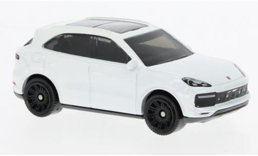 Diecast model cars Porsche Cayenne Turbo white 1/64 Matchbox
