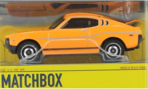 Diecast model cars Toyota Celica Base GT Liftback orange 1974 1/64 Matchbox