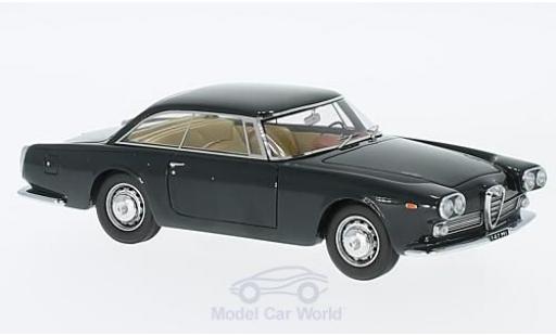 Diecast model cars Alfa Romeo 2000 praho Touring metallic blue 1960 1/43 Matrix