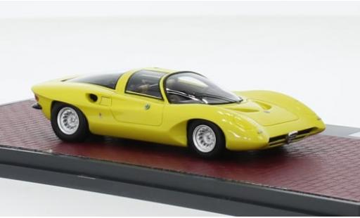 Diecast model cars Alfa Romeo 33.2 coupe -2 Speciale Pininfarina yellow 1969 1/43 Matrix
