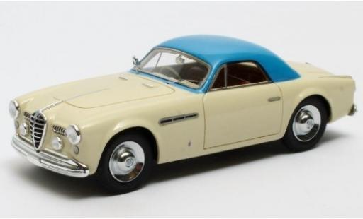 Diecast model cars Alfa Romeo 6C 2500 SS Supergioiello Coupe Ghia beige/blue RHD 1950 1/43 Matrix