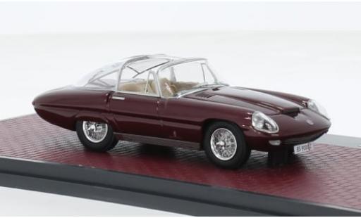 Diecast model cars Alfa Romeo 6C 3000 Superflow IV Pininfarina metallise red 1960 1/43 Matrix