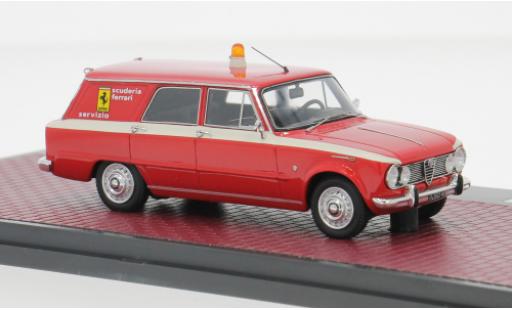 Diecast model cars Alfa Romeo Giulia Berlina (Typ 105) 1962 Scuderia Ferrari 1/43 Matrix