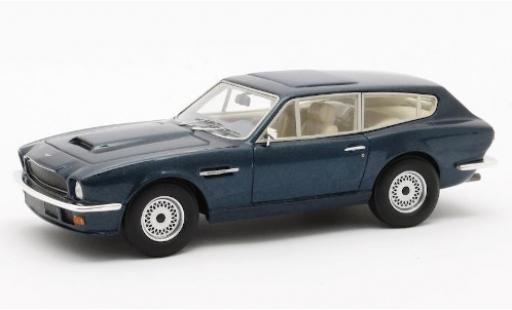 Diecast model cars Aston Martin V8 vantage s Shooting Brake metallic blue 1986 1/43 Matrix