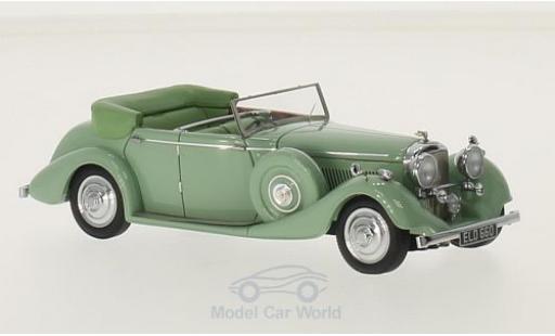 Diecast model cars Bentley 4.5 cabriolet 425 litre All Weather Tourer green RHD Thrupp & Maberly 1937 1/43 Matrix