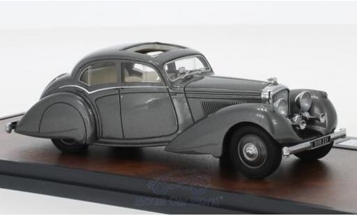 Diecast model cars Bentley 4.5 berline 4.25 Litre Carlton Pillarless Saloon metallic grey RHD 1937 1/43 Matrix