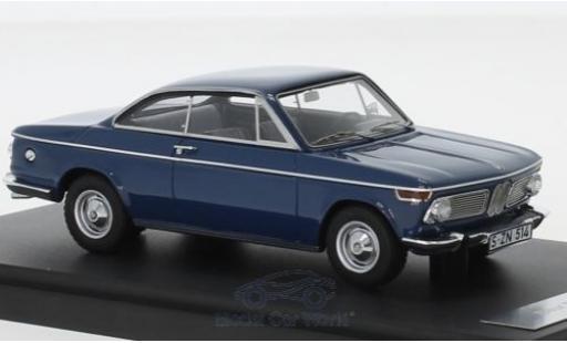 Diecast model cars Bmw 1600 baur -2 Coupe blue 1967 1/43 Matrix