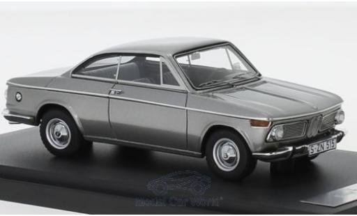 Diecast model cars Bmw 1600 baur -2 Coupe grey 1967 1/43 Matrix