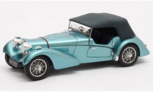 Diecast model cars Bugatti 57 SC TSC Sports Tourer Vanden Plas metallise blue RHD 1938 1/43 Matrix