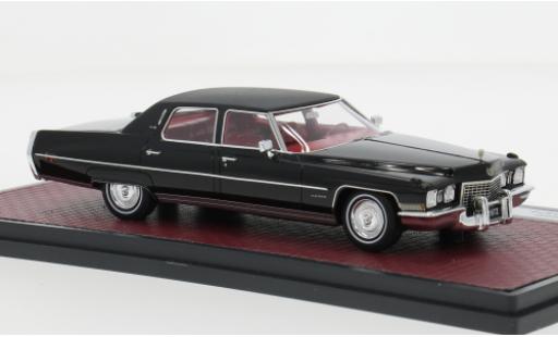 Diecast model cars Cadillac Fleetwood Sixty Special Brougham black 1972 1/43 Matrix