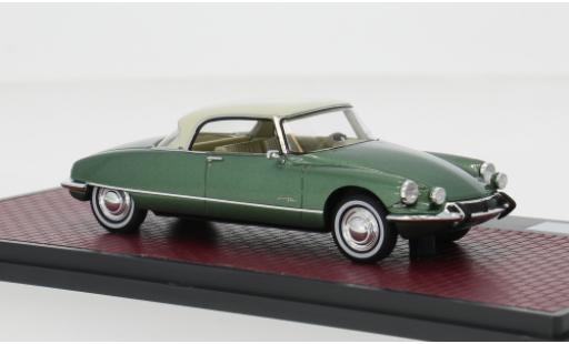 Diecast model cars Citroen DS 21 Grand Palais green 1967 1/43 Matrix