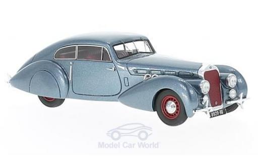 Diecast model cars Delage D8-120 Coupe S Pourtout metallic blue RHD 1938 1/43 Matrix