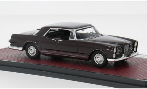 Diecast model cars Facel Vega Excellence Berline EX2 red/silver 1962 1/43 Matrix
