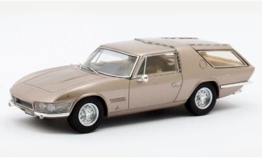 Diecast model cars Ferrari 330 Shooting Brake GT Vignale metallic beige 1968 #7963 1/43 Matrix