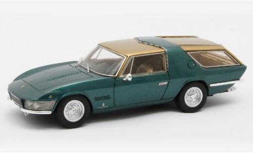 Diecast model cars Ferrari 330 Shooting Brake GT Vignale metallic green/gold 1968 #7963 1/43 Matrix