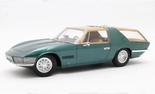 Diecast model cars Ferrari 330 Shooting Brake GT Vignale metallic green/gold 1968 #7963 1/18 Matrix