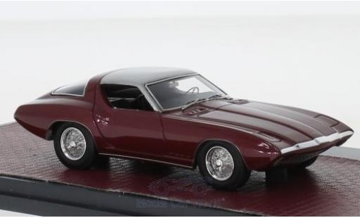 Diecast model cars Ford Cougar Concept II red/grey 1963 #CSX2008 1/43 Matrix