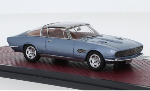Diecast model cars Ford Mustang Concept Bertone metallic blue/grey 1965 Automobile Quarterly hoodte Scheinwerfer 1/43 Matrix