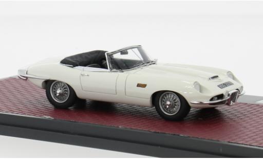 Diecast model cars Jaguar E-Type Base white 1964 1/43 Matrix