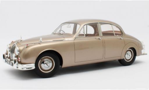 Diecast model cars Jaguar MK Base II gold RHD 1959 1/12 Matrix