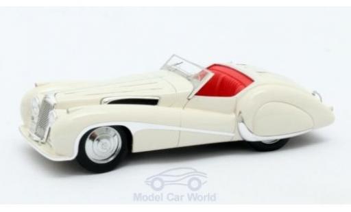 Diecast model cars Jaguar SS SS100 100 white 1939 Roadster Vanden Plas 1/43 Matrix