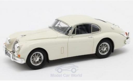 Diecast model cars Jaguar XK 150 S 3.8 Fastback by Hartin white RHD 1960 #T825146/DN 1/43 Matrix