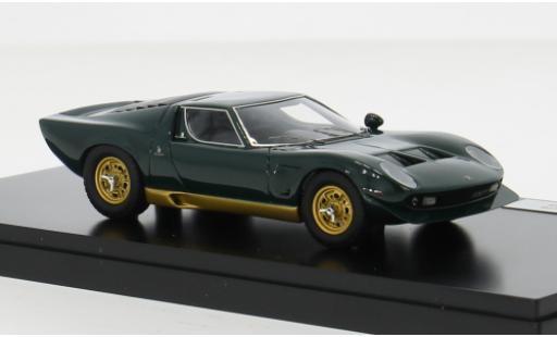 Diecast model cars Lamborghini Miura P400 S green 1969 1/43 Matrix
