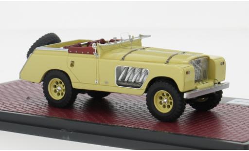 Diecast model cars Land Rover 109 Bell Aurens Longnose yellow 2008 1/43 Matrix