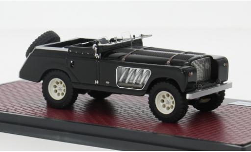 Diecast model cars Land Rover 109 Bell Aurens Longnose black 2008 1/43 Matrix