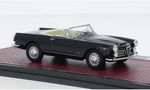Diecast model cars Alfa Romeo 2600 spider blue 1962 1/43 Matrix