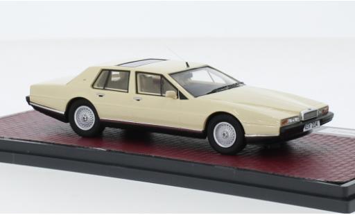 Diecast model cars Aston Martin Lagonda s2 beige clair RHD 1980 1/43 Matrix