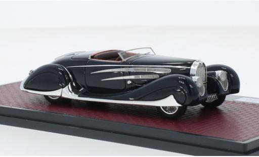 Diecast model cars Bugatti 57 C TC VanVooren cabriolets blue RHD 1939 1/43 Matrix