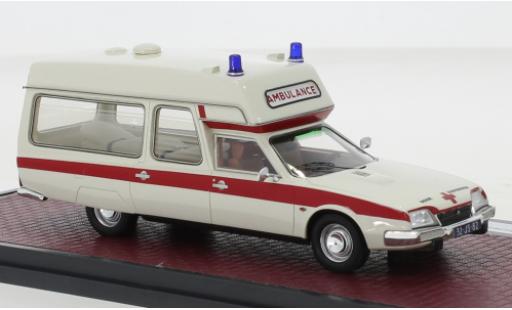 Diecast model cars Citroen CX ambulance 2000 Visser Goor-Diepenheim 1975 1/43 Matrix