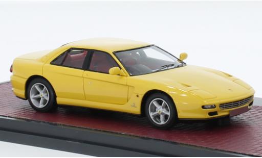 Diecast model cars Ferrari 456 Venice Sedan GT Pininfarina yellow RHD 1993 1/43 Matrix
