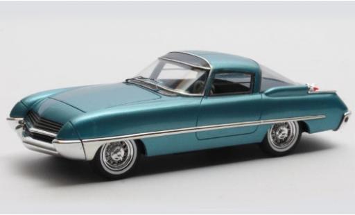 Diecast model cars Ford Cougar Concept 406 Car metallise blue 1962 1/43 Matrix