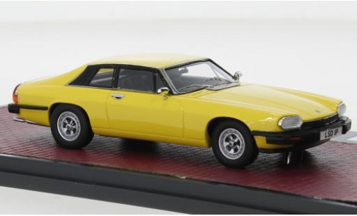 Diecast model cars Jaguar XJ Base -S yellow RHD 1969 1/43 Matrix