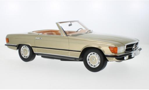 Diecast model cars Mercedes 350 Base SL (R107) metallise beige 1979 1/12 Matrix
