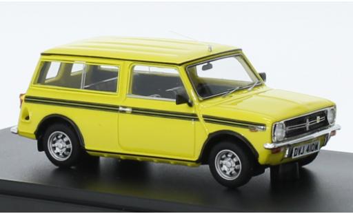 Diecast model cars Mini Clubman Base biens yellow RHD 1969 1/43 Matrix
