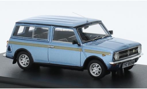 Diecast model cars Mini Clubman Base biens metallise blue clair RHD 1969 1/43 Matrix