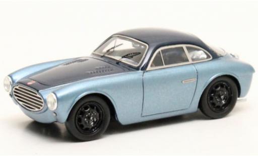 Diecast model cars Fiat 750 Carrozzeria Speciale Moretti Gran Sport metallise blue /blue 1954 1/43 Matrix